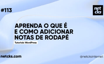 Como Adicionar Notas de Rodapé no WordPress #113 Imagem Destacada do Post #113