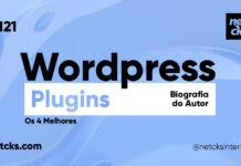 4 Melhores Plugins WordPress: Biografia do Autor #121 Imagem Destacada do Post #121