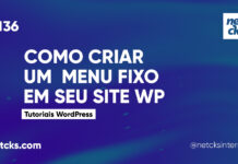 Como Criar um Menu Fixo no WordPress #136 Imagem Destacada do Post #136