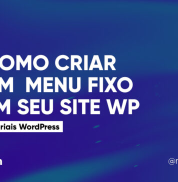 Como Criar um Menu Fixo no WordPress #136 Imagem Destacada do Post #136