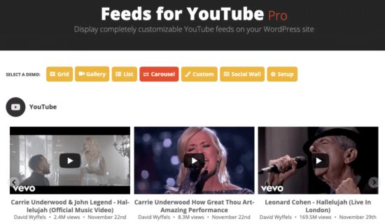 9 melhores plug-ins da galeria de vídeos do YouTube para WordPress
