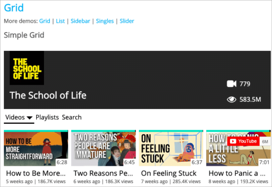 9 melhores plug-ins da galeria de vídeos do YouTube para WordPress