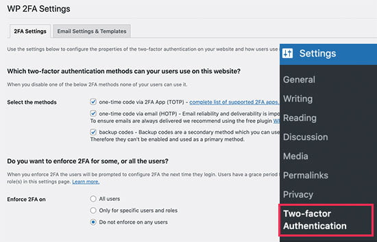 Como adicionar autenticação de dois fatores no WordPress (método gratuito)