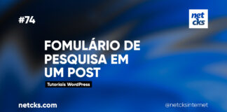 Como Criar Formulário de Pesquisa em um Post #74 Imagem Destacada do Post #74