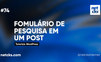 Como Criar Formulário de Pesquisa em um Post #74 Imagem Destacada do Post #74